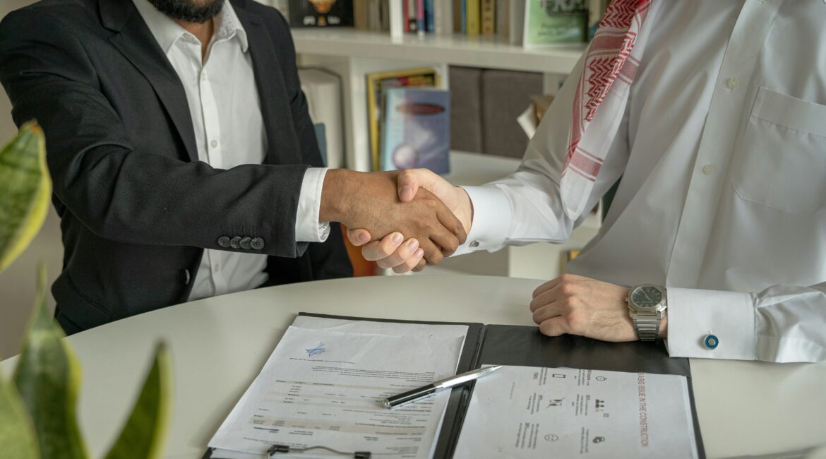 Business owner finalizing a direct business lending deal