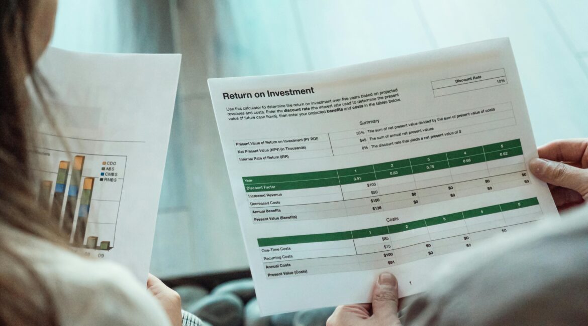 "Business owner analyzing revenue trends to qualify for revenue-based financing"